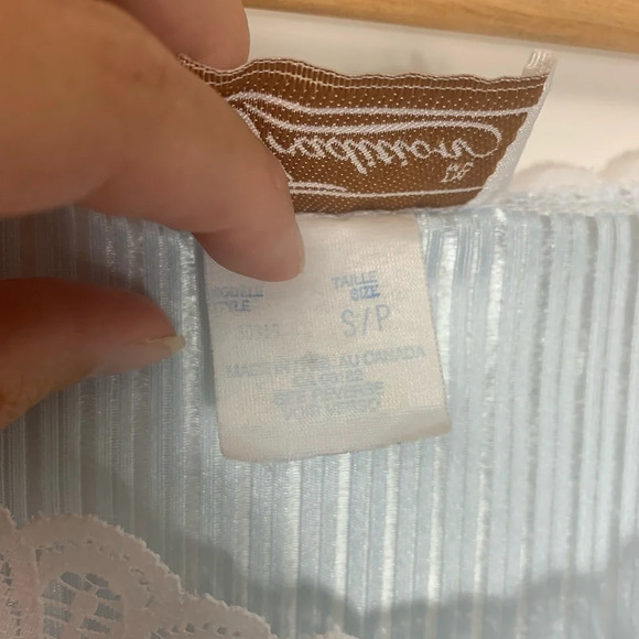 Vintage Sears Traditions Women’s Light Blue Nightgown Size Small Lace feminine - Picture 5 of 16